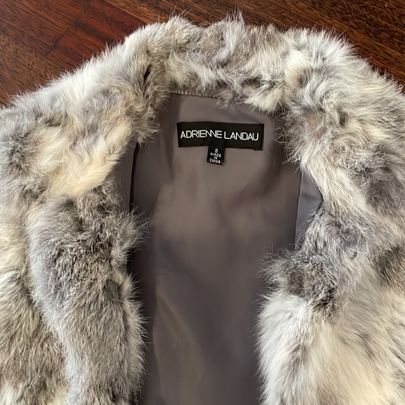 Adrianne Landau Rabbit Fur Vest - Picture 2 of 4